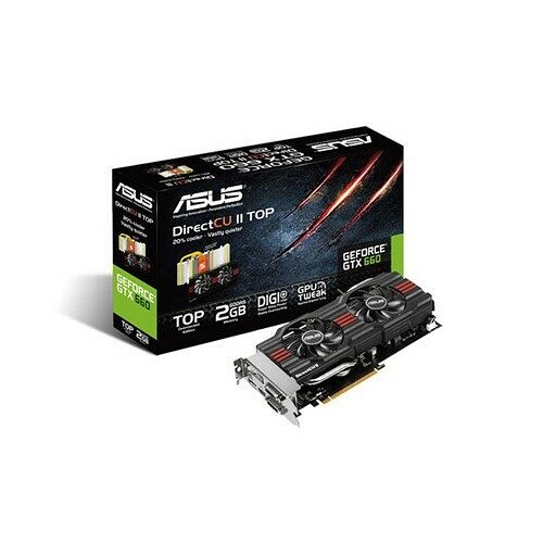 Carte graphique Asus GeForce GTX 660 OC, 2 Go + Jeu offert