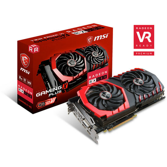 MSI Radeon RX 580 GAMING X+, 8 Go