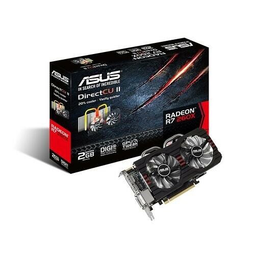 Carte Graphique Asus Radeon R7 260X DirectCU II, 2 Go