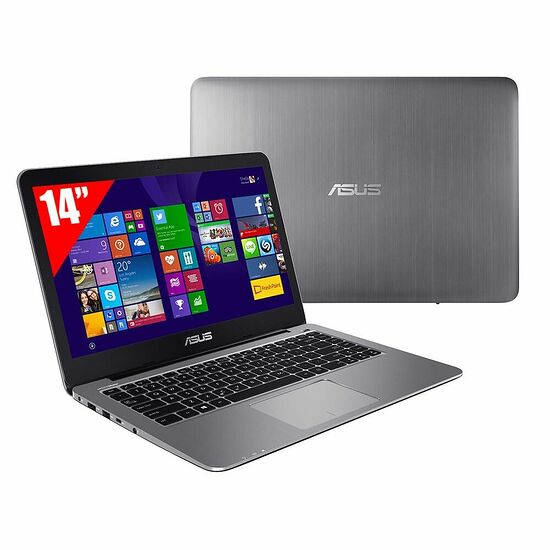 Asus EeBook E403SA-WX0004T Gris, 14" HD