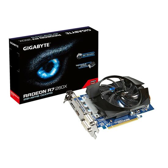 Carte Graphique Gigabyte Radeon R7 260X, 2 Go