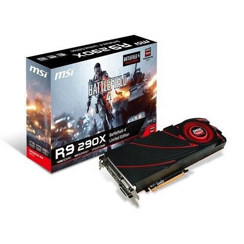 Carte Graphique MSI Radeon R9 290X, 4 Go + Battlefield 4