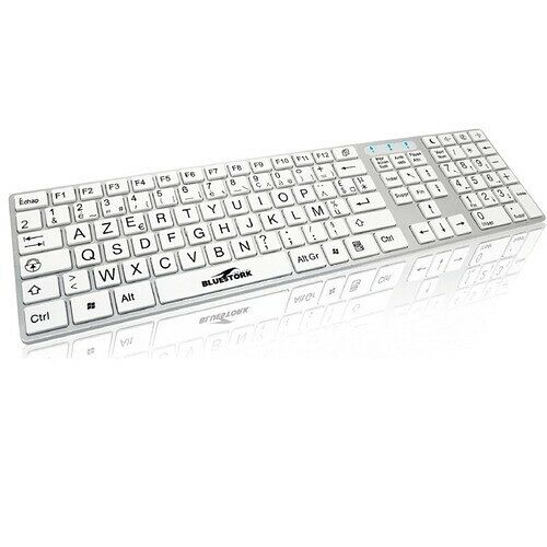 Clavier Bluestork à touches grands visuels