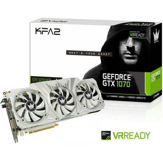 KFA2 GeForce GTX 1070 HOF, 8 Go