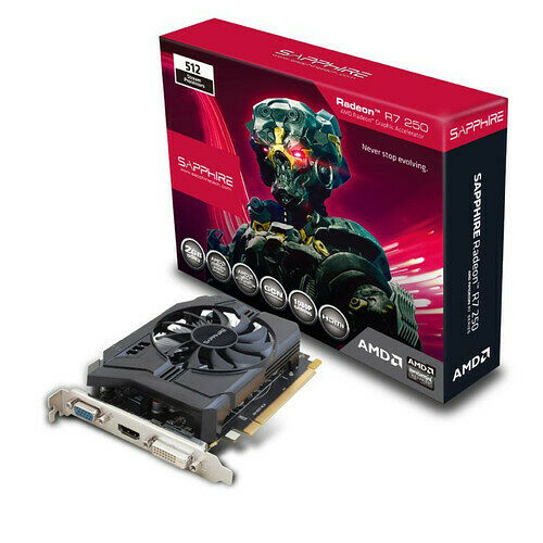 Sapphire Radeon R7 250 2G D3, 2 Go