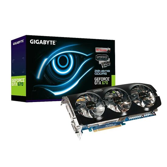 Carte graphique Gigabyte GeForce GTX 670 Ultra Durable, 2 Go