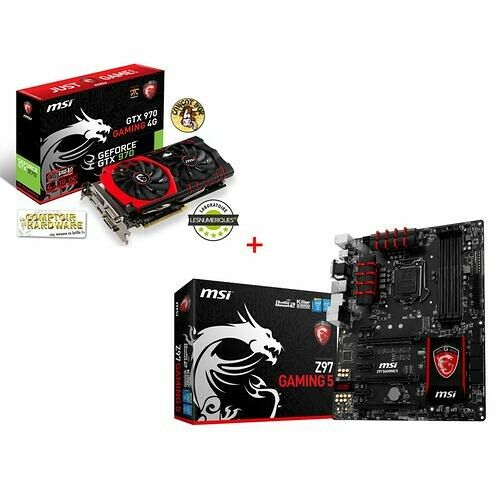 MSI Z97 GAMING 5 + GeForce GTX 970 GAMING 4G, 4 Go