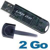 Clé USB 2.0, 2 Go