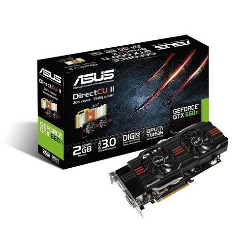 Carte graphique Asus GeForce GTX 660 Ti DirectCU II TOP, 2 Go
