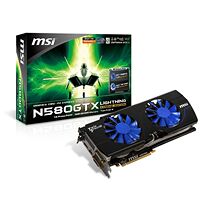 Carte graphique MSI GeForce GTX 580 Lightning XE, 3 Go