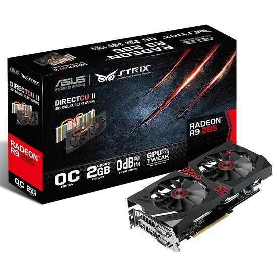 Carte graphique Asus Radeon R9 285 STRIX, 2 Go