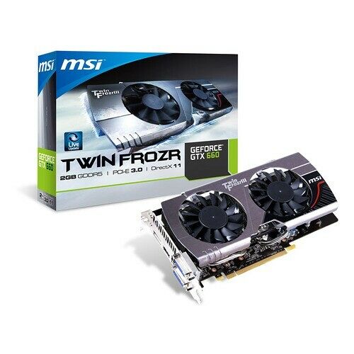 Carte Graphique MSI GeForce GTX 660 Twin Frozr 3, 2 Go