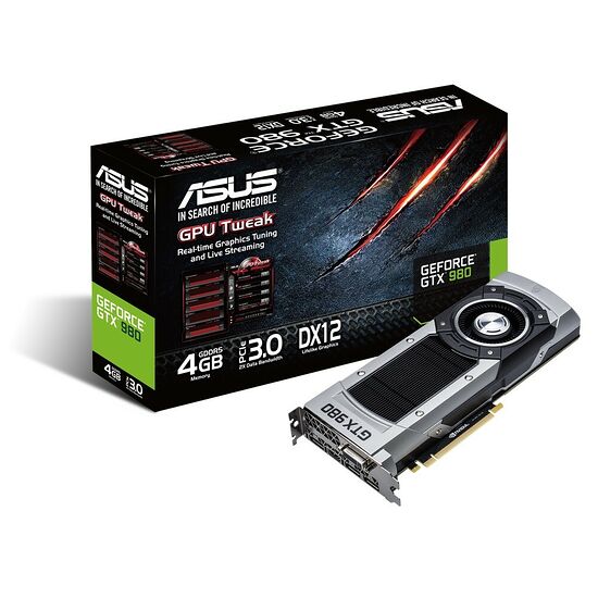 Carte Graphique Asus GeForce GTX 980, 4 Go