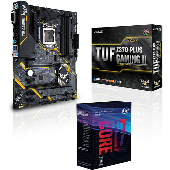 Intel Core i7-8700K (3.7 GHz) + Asus TUF Z370-PLUS GAMING II