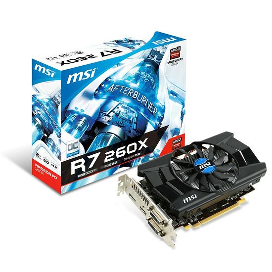 Carte Graphique MSI Radeon R7 260X OC, 2 Go