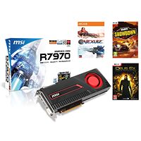 Carte graphique MSI Radeon HD 7970 OC , 3 Go + Pack 3 jeux AMD offert