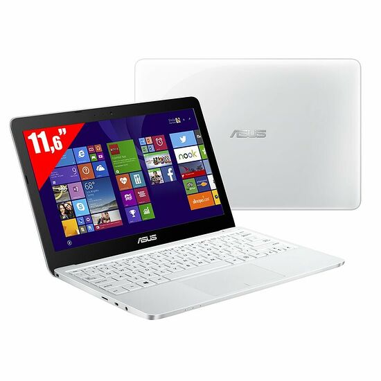 Asus EeeBook X205TA-BING-FD005BS Blanc, 11.6" HD