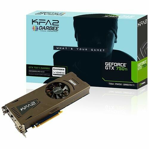 KFA2 GeForce GTX 750 Ti DARBEE EDITION, 2 Go