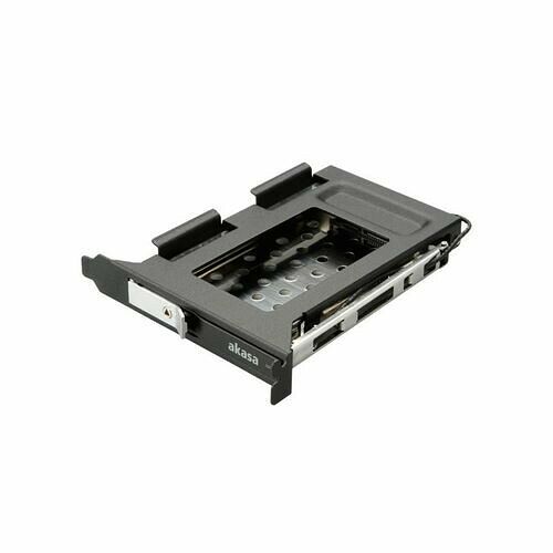 Rack amovible en bracket PCI Lokstor pour HDD/SSD 2.5'' SATA, Akasa