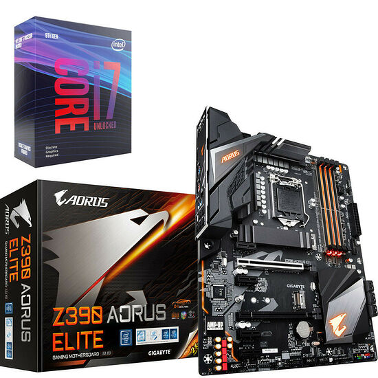 Intel Core i7-9700KF (3.6 GHz) + Gigabyte Z390 AORUS ELITE