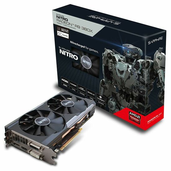 Sapphire Radeon R9 380X NITRO Dual-X OC (UEFI), 4 Go