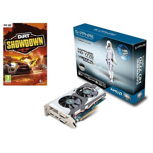Carte graphique Sapphire Radeon HD7770 OC Vapor-X GHZ Edition, 1 Go + Jeu
