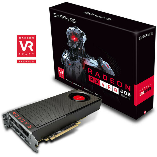 Sapphire Radeon RX 480 8GD5, 8 Go