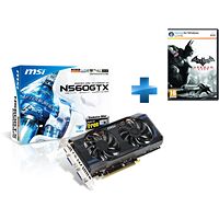 Carte graphique MSI GeForce GTX 560, 1 Go + Batman Arkham City