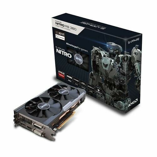 Sapphire Radeon R9 380 NITRO Dual-X OC (UEFI / Backplate), 4 Go