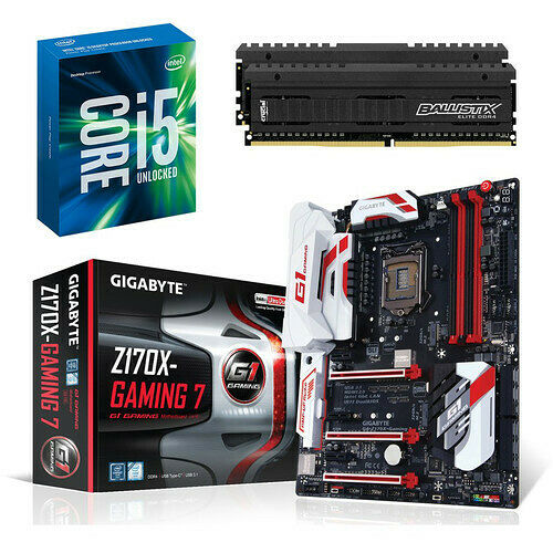 Kit d'évo Intel Core i5-6600K (3.5 GHz) + Gigabyte Z170X Gaming 7 + 16 Go