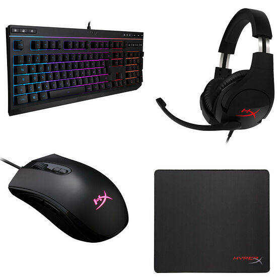 HyperX Alloy Core RGB + Cloud Stinger + Pulsefire Core + Fury S Pro S