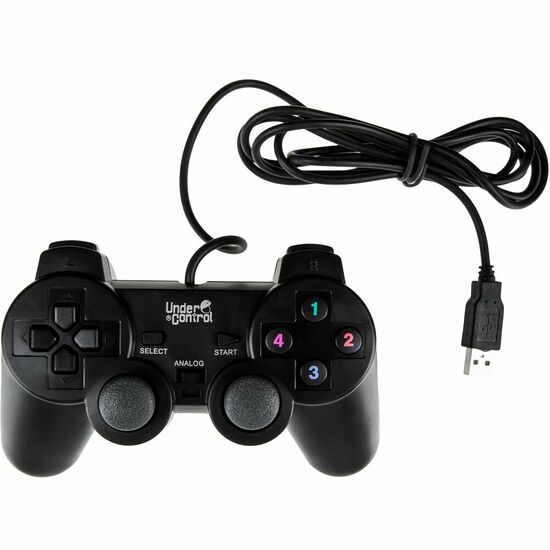Manette filaire Vibrante Undercontrol coloris noir - PC