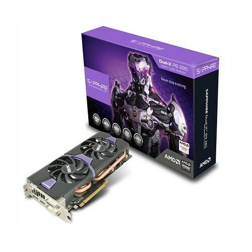 Carte graphique Sapphire Radeon R9 285 Dual-X OC, 2 Go