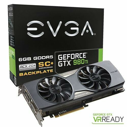 EVGA GeForce GTX 980 Ti SuperClocked+ GAMING ACX 2.0+, 6 Go