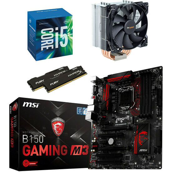 Kit d'évo Intel Core i5-6500 + MSI B150 GAMING M3 + Pure Rock + 8 Go