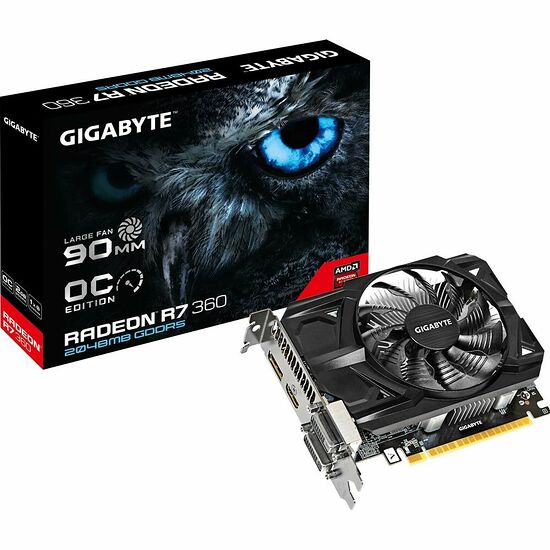 Gigabyte Radeon R7 360 OC, 2 Go
