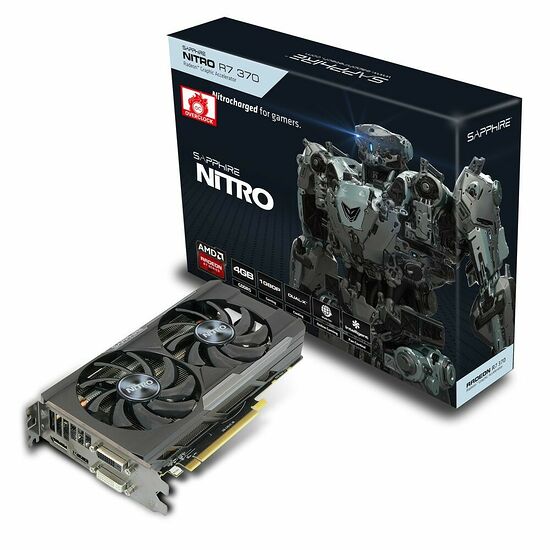 Sapphire Radeon R7 370 NITRO Dual-X OC (UEFI), 4 Go