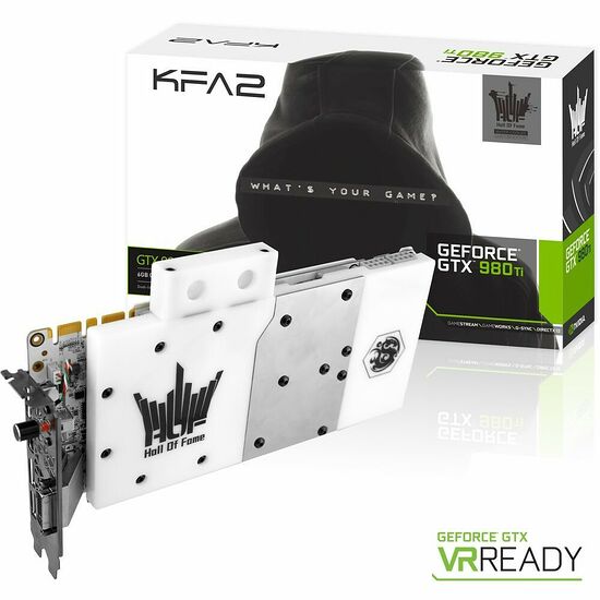 KFA2 GeForce GTX 980 Ti HOF WaterCooled, 6 Go