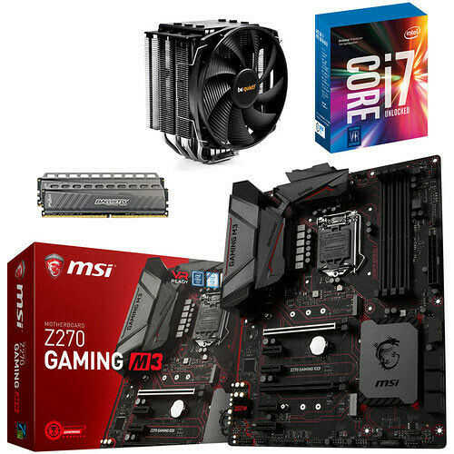 Kit d'évo Intel Core i7-7700K + MSI Z270 GAMING M3 + Dark Rock 3 +
