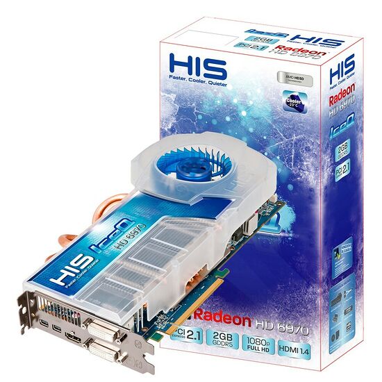 Carte graphique HIS Radeon HD 6970 IceQ X, 2 Go