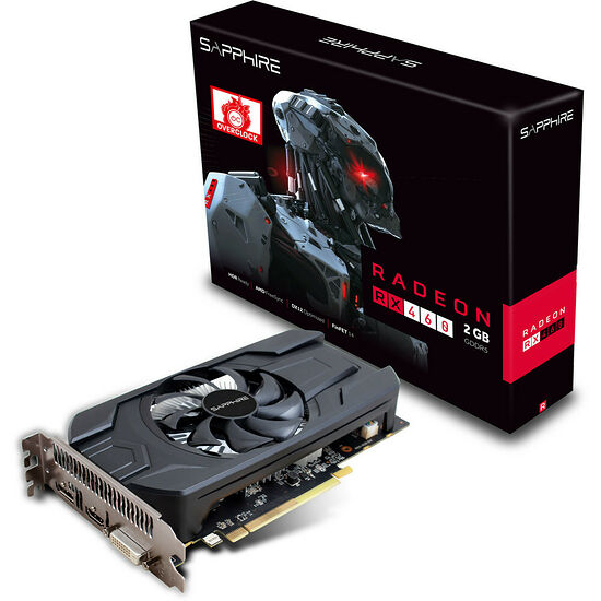 Sapphire Radeon RX 460 OC (UEFI), 2 Go