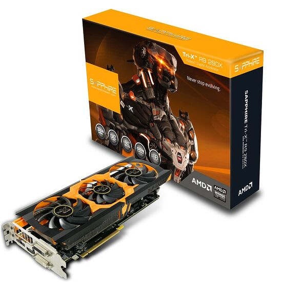 Carte Graphique Sapphire Radeon R9 280X Tri-X OC Edition, 3 Go