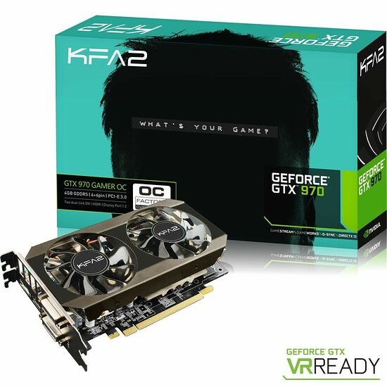 KFA2 GeForce GTX 970 OC, 4 Go