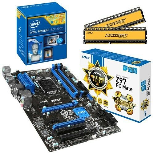Kit d'évolution Intel Pentium G3258 (3.2 GHz) + MSI Z97 PC MATE + 8 Go