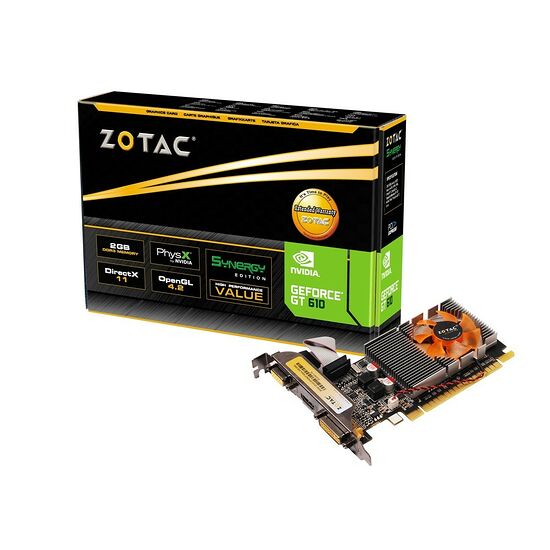 Carte graphique Zotac GeForce GT 610 Zone Edition, 2 Go