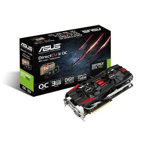 Carte graphique Asus GeForce GTX 780 Direct CU II OC, 3 Go