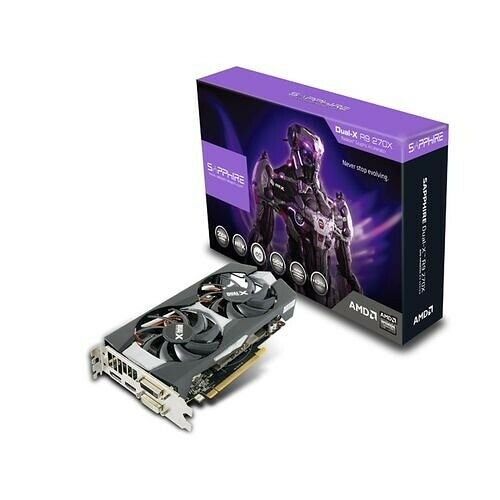 Carte graphique Sapphire Radeon R9 270X Dual-X OC, 2 Go
