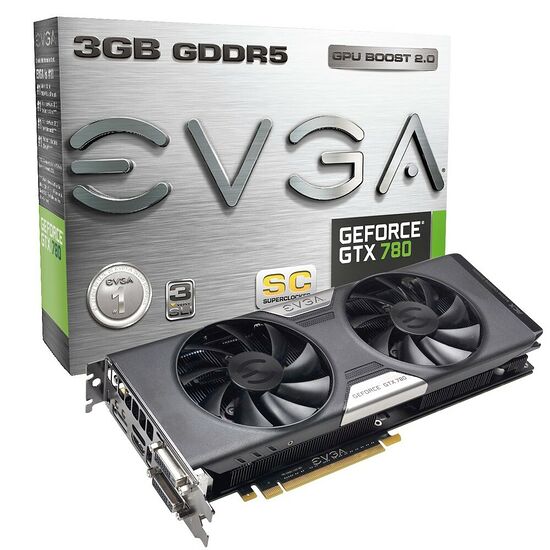 Carte graphique EVGA GeForce GTX 780 Superclocked w/ ACX Cooler, 3 Go