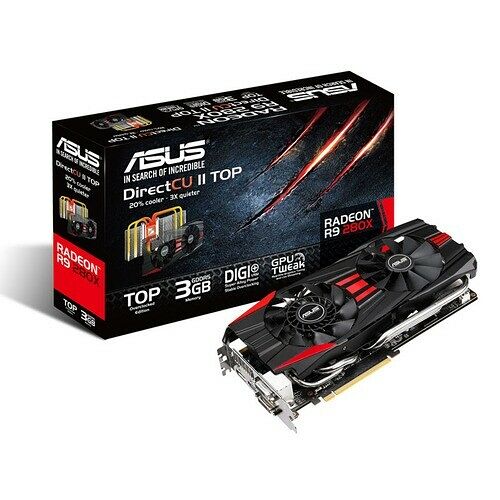 Carte Graphique Asus Radeon R9 280X DirectCU II Top, 3 Go