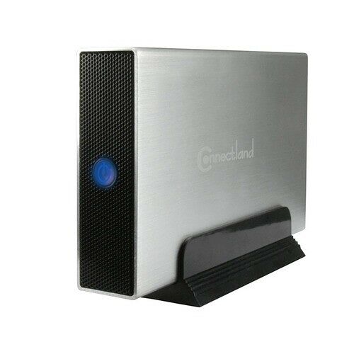 Boitier externe pour disque dur 3.5" SATA, Argent, Connectland